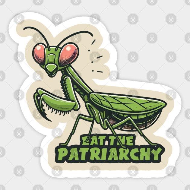 Eat the Patriarchy Sticker by Trendsdk